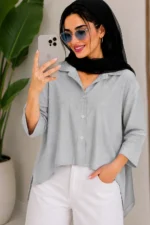 شومیز باکسی لیزری
