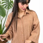 شومیز حصیری پشت پیله عروسکی کد 1256-1